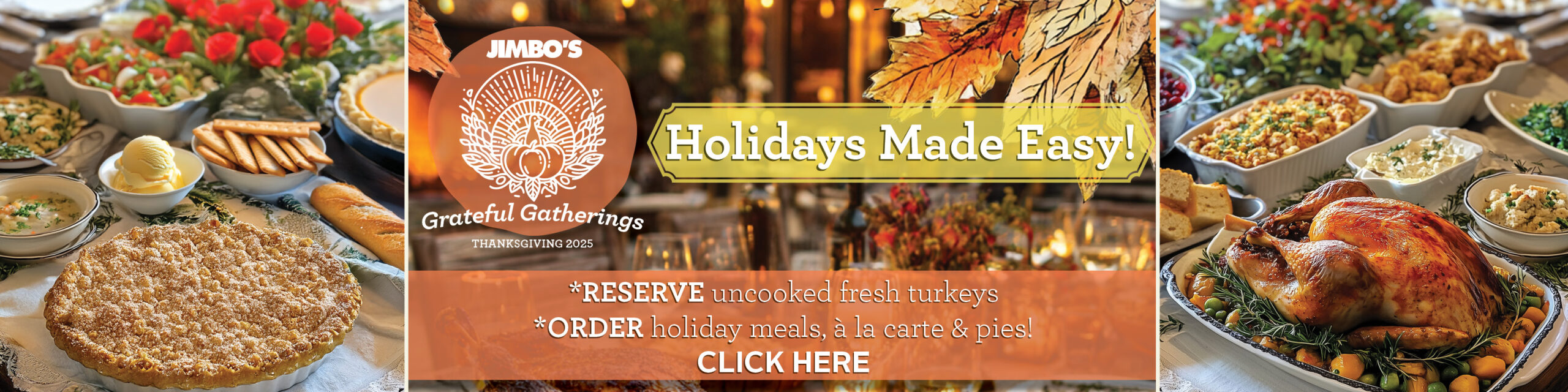 order your turkey and pies at jimbo's