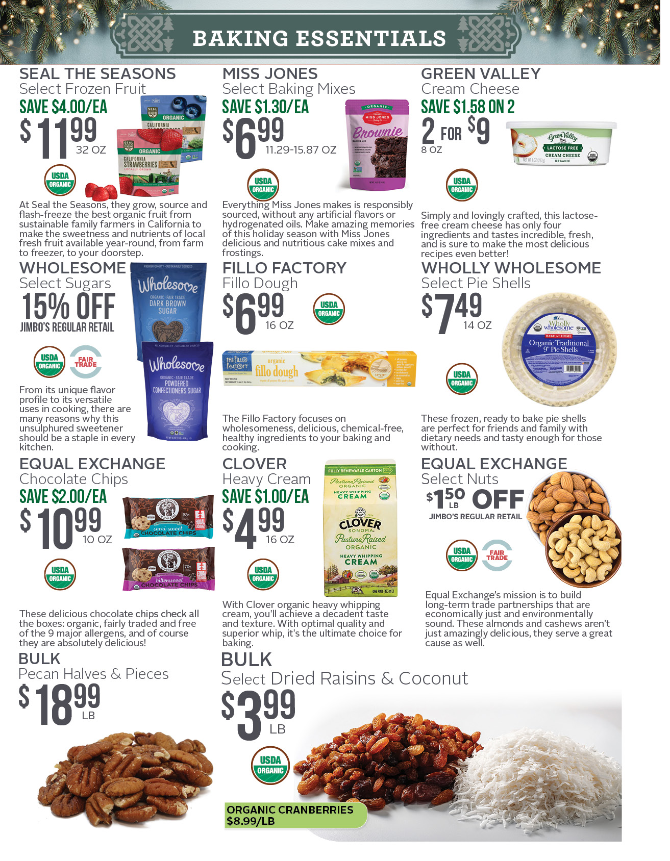 Harvest the Holidays! From farm to Feast! Jimbo's 2025 Catalog.