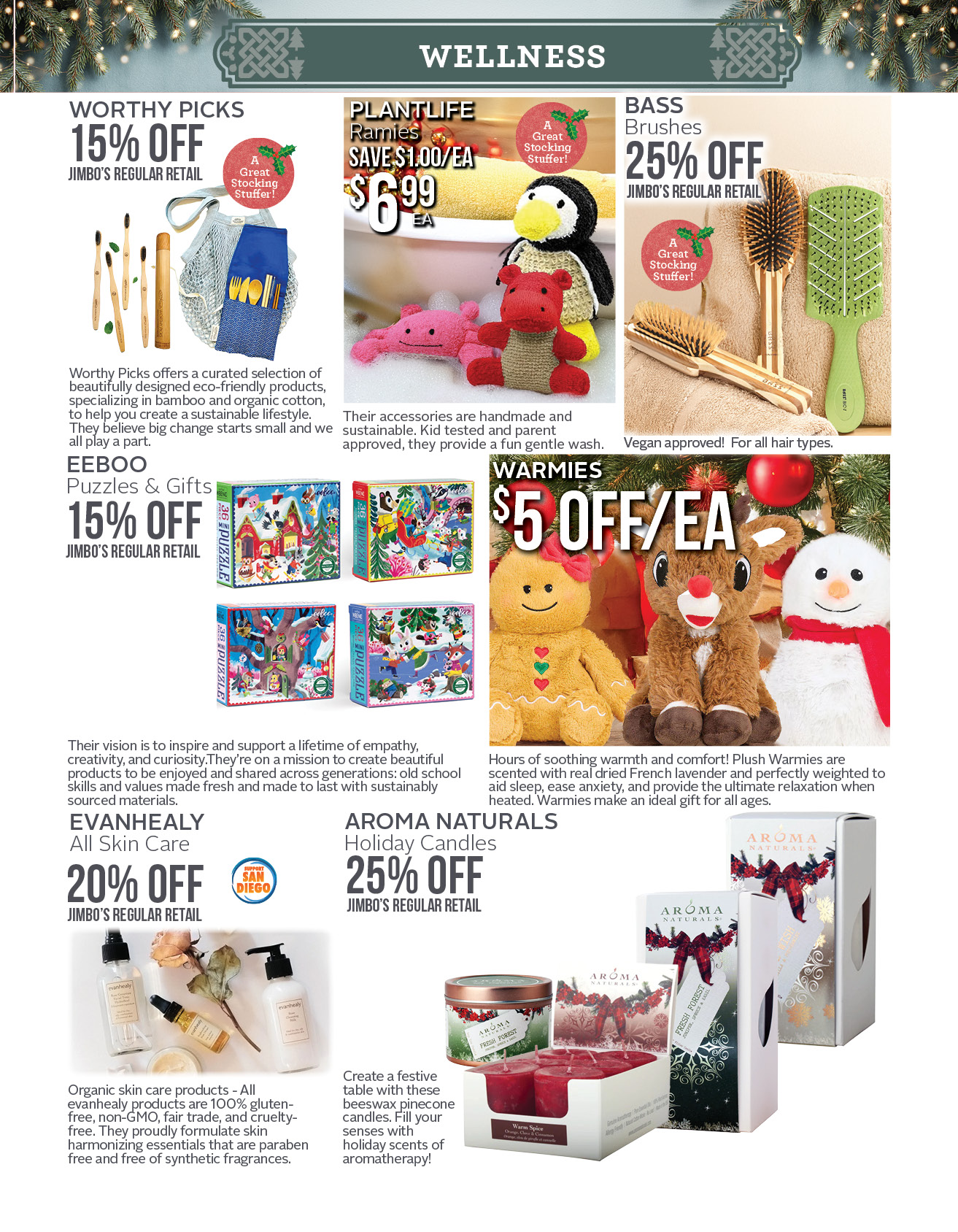 Harvest the Holidays! From farm to Feast! Jimbo's 2025 Catalog.