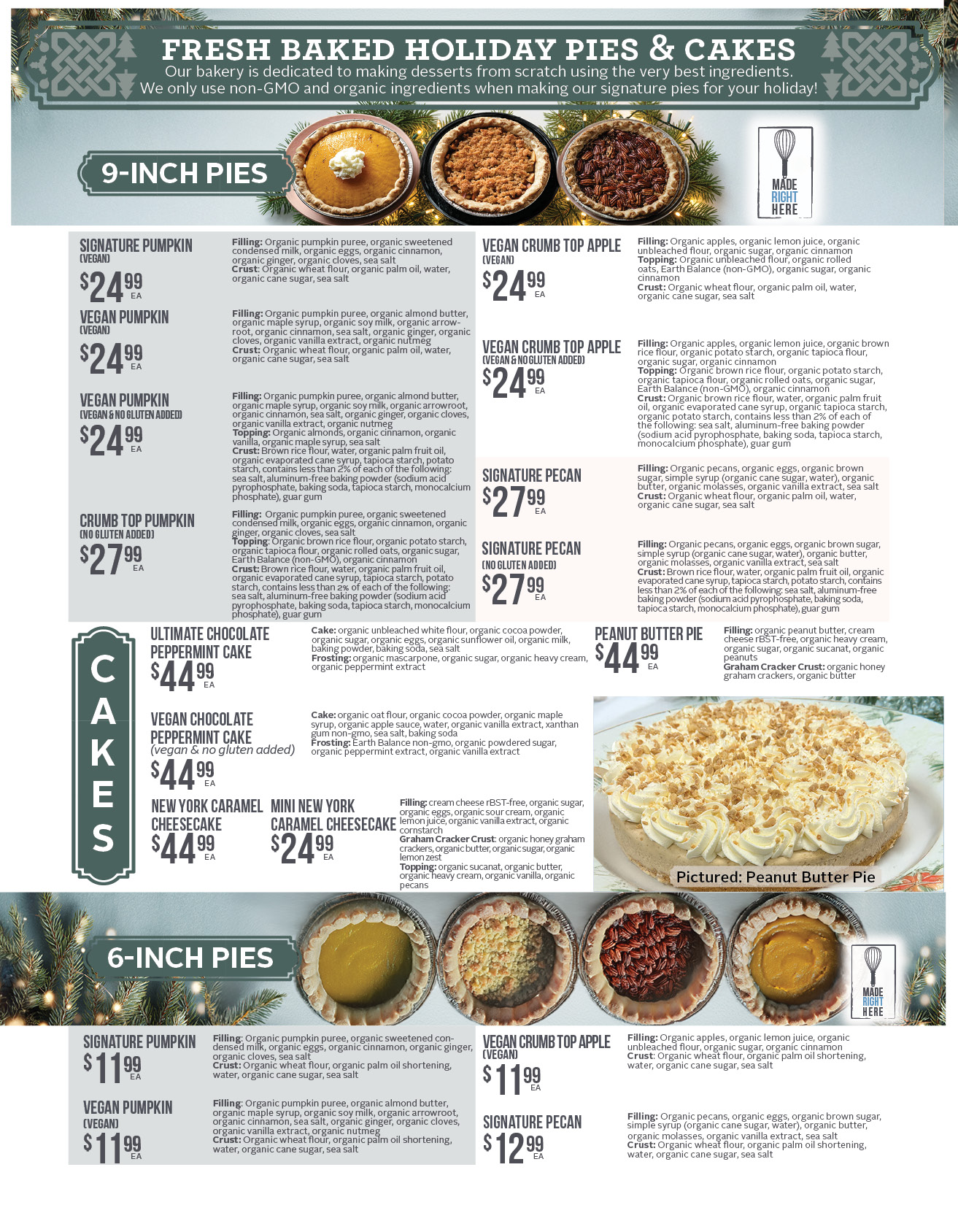 Harvest the Holidays! From farm to Feast! Jimbo's 2025 Catalog.